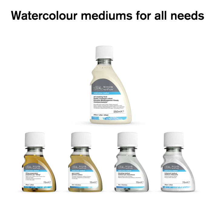 Winsor & Newton Watercolor Medium, Art Masking Fluid, 250ml (8.4-oz) bottle 8.4-oz Bottle