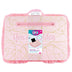 3C4G THREE CHEERS FOR GIRLS Make It Real Pink & Gold Deluxe Fur Lap Desk, Take Tech on The Go, Includes a Media Slot That Perfectly Holds Tablets & Phones, for Ages 6 and up Pink & Gold Fur