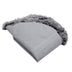 Furhaven Replacement Donut Dog Bed Cover Plush Long Faux Fur Calming Cuddler, Machine Washable - Gray, Large Cover Only 36.0"L x 36.0"W x 0.3"Th Long Faux Fur (Gray)