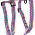 Hamilton Adjustable Comfort Nylon Dog Harness, Lavender Multi-Colored Weave Pattern, 1" x 30-40" Weave - Lavender Large, 1" x 30-40"