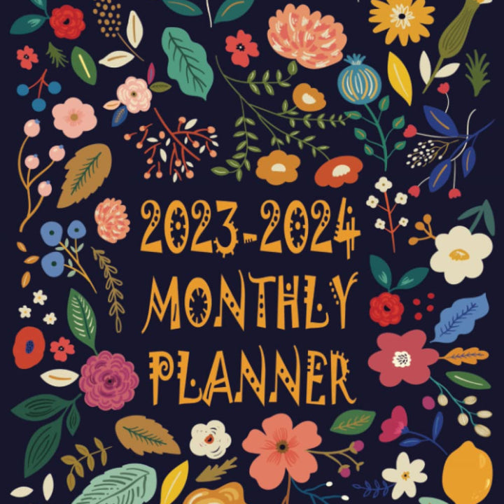 2023-2024 Monthly Planner: Large 8.5”x11” 2 Year Monthly Planner/Calendar January 2023 to December 2024, With Monthly To Do List and Note Pages, Floral Cover.