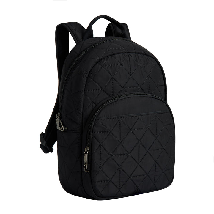 Travelon Anti-Theft Boho Backpack, Black, 9.5 x 13 x 4