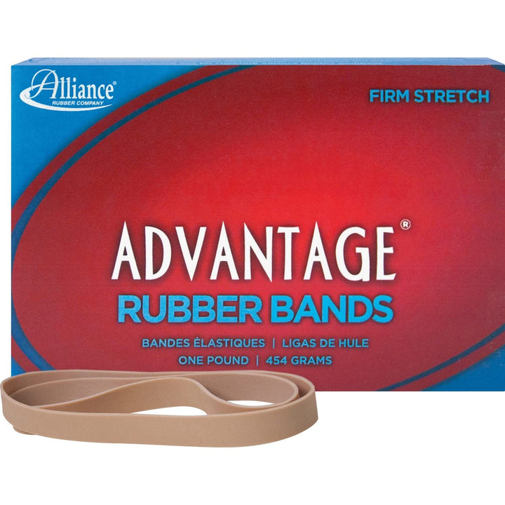 27075 Rubber Bands Size 107 1 lb. 7-Inch x5/8-Inch Approx. 40/BX Beige 1 Pound 7 x 5/8 inches