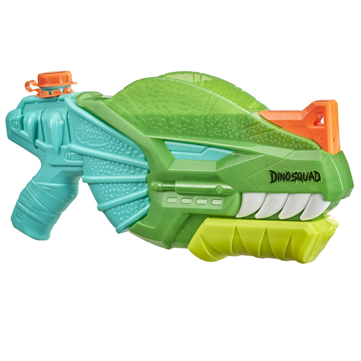 NERF Super Soaker DinoSquad Water Blaster, Pump-Action for Outdoor Summer Games, for Kids, Teens & Adults