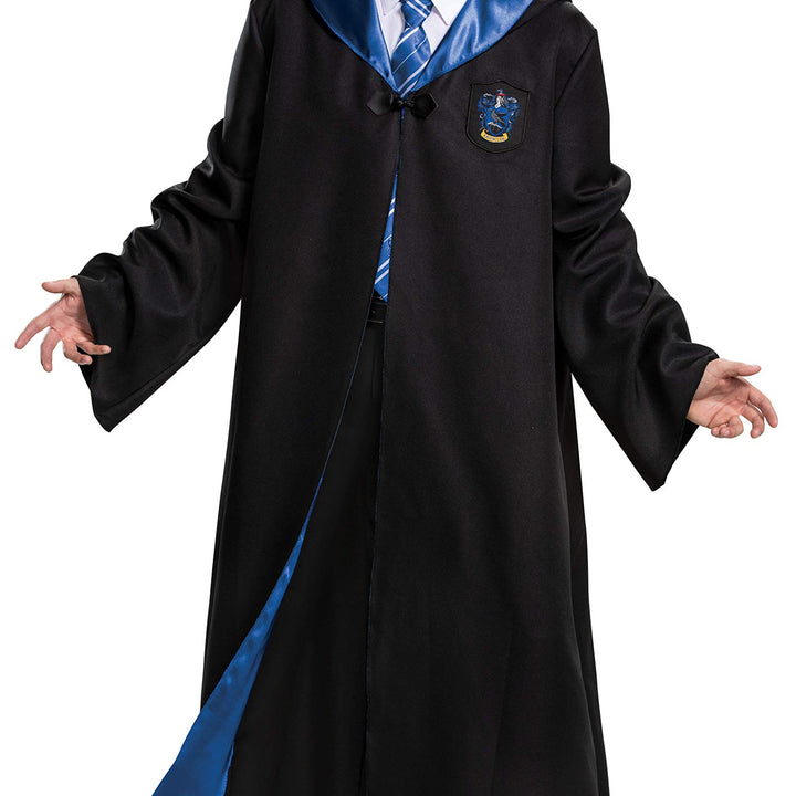 Disguise Harry Potter Harry Potter Ravenclaw Robe, Official Wizarding World Adult Halloween Accessory Costume Outerwear, Black & Blue, XXL 50-52 US