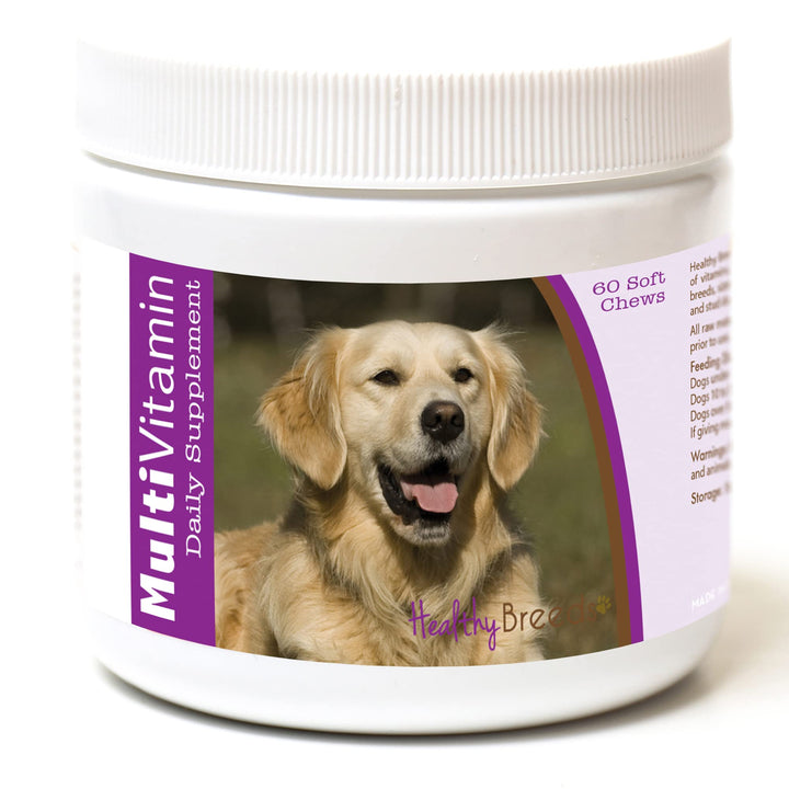 Healthy Breeds Golden Retriever Multi-Vitamin Soft Chews 60 Count 60 Ct