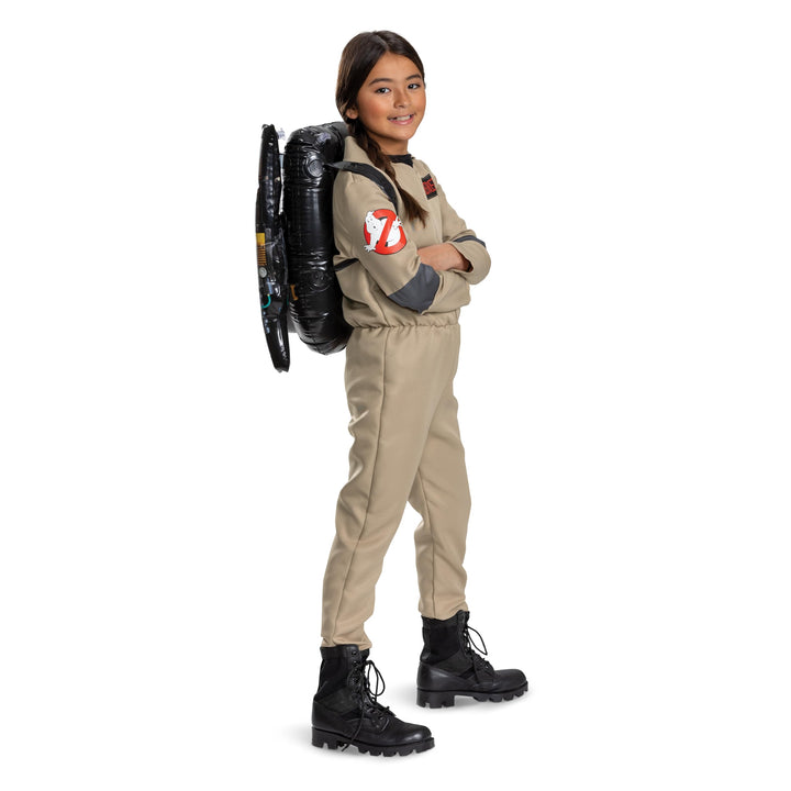 Disguise Child Ghostbusters Kids Costume, Offiical Ghostbusters Frozen Empire Halloween Costume Jumpsuit S (4-6)