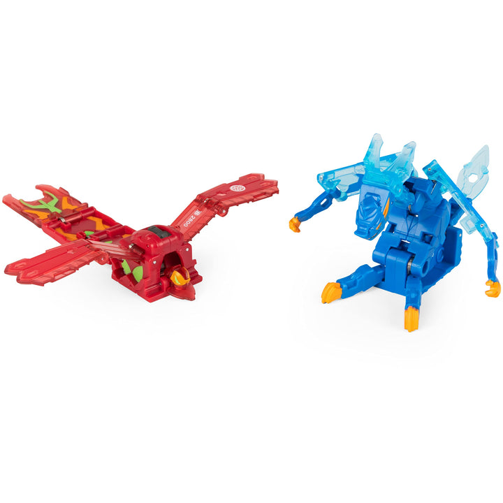 Bakugan Geogan Brawler 5-Pack, Exclusive Hyenix and Insectra Geogan and 3 Collectible Action Figures Hyenix & Insectra