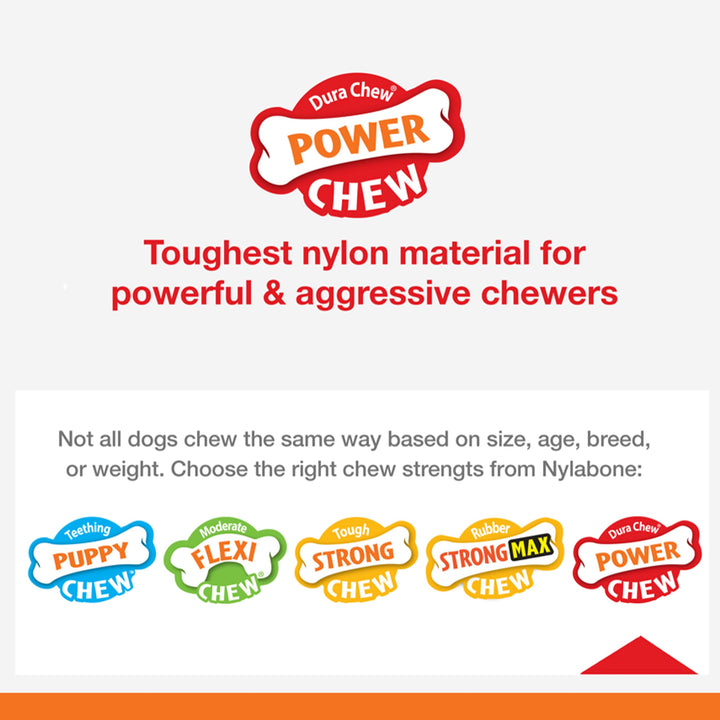 Nylabone PRO Action Dental Power Chew Durable Dog Toy Large - Up to 50 lbs. Large up to 50 lbs.
