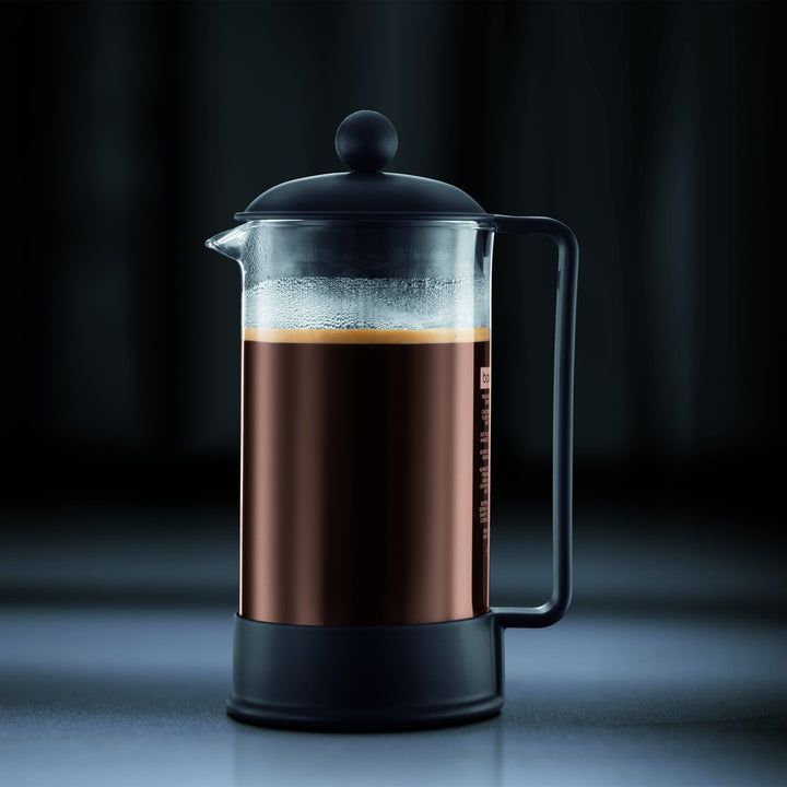 Bodum Brazil French Press Coffee and Tea Maker, 12 oz, Black