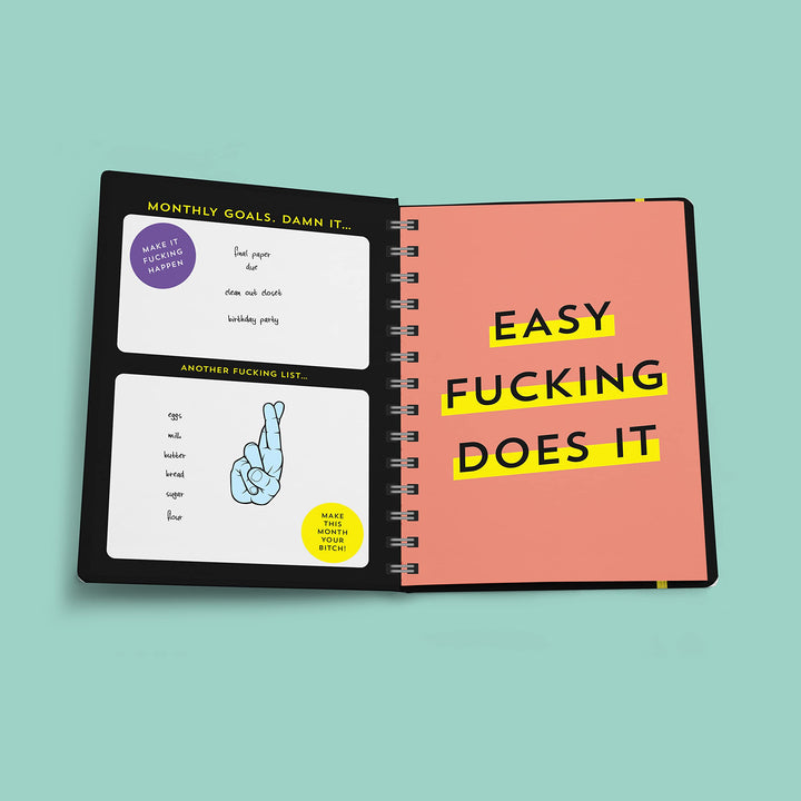 2024 Carpe F*cking Diem Planner: 17-Month Weekly Organizer with Stickers to Get Shit Done Monthly (Thru December 2024)