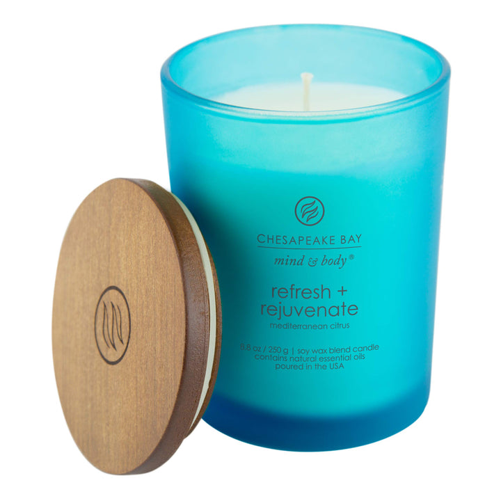 Chesapeake Bay Candle PT41312 Scented Candle, Refresh + Rejuvenate (Mediterranean Citrus), Medium, Home Dcor