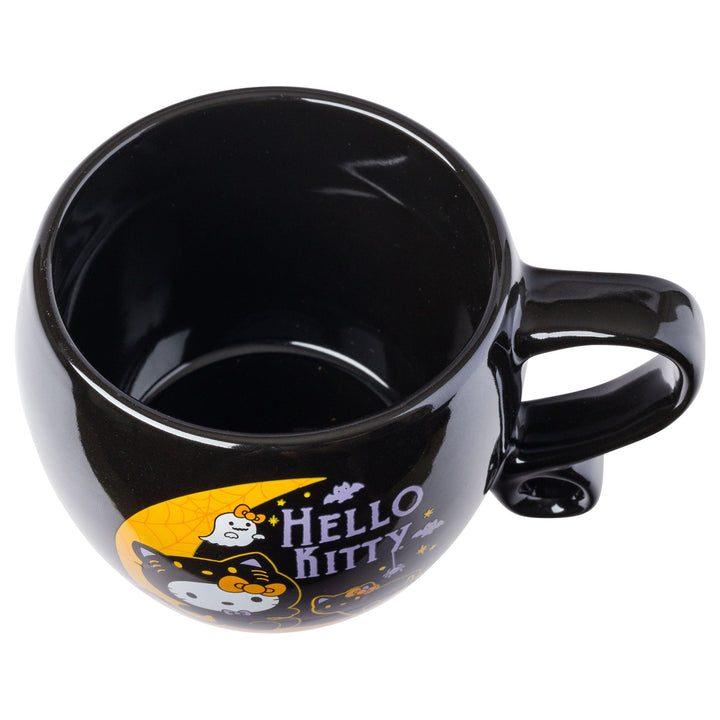 Silver Buffalo Sanrio Hello Kitty Halloween Loop Handle Ceramic Mug, 15.9 ounces