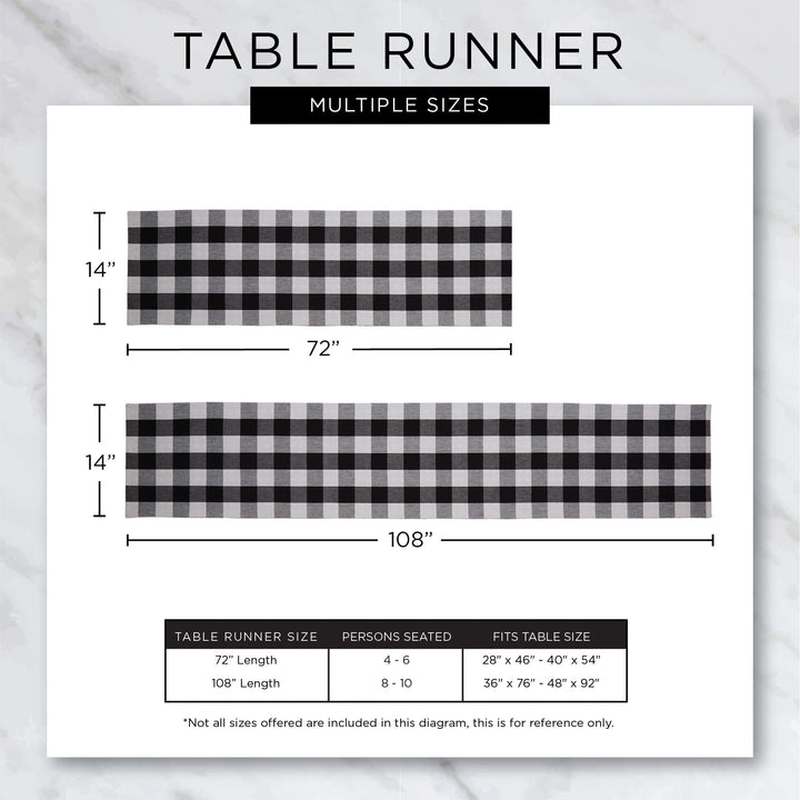 DII Farmhouse Braided Stripe Table Runner Collection, 15x72 (15x77, Fringe Included), Cool Gray 15x72" (15x77", Fringe Included) Striped