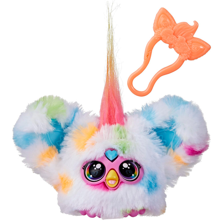 Furby Furblets Loo-Lay Mini Friend, 45+ Sounds & Music, Speaks Only Furbish, Electronic Plush Toys for 6 Year Olds & Up, Multicolor Loo-lay (Gamer Music)