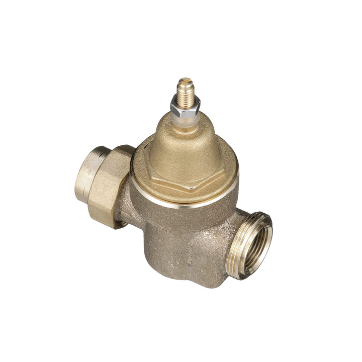 Watts Backflow Preventer 3/4 In Water Pressure Reducing Valve, Npt Thread Union X Npt Female, Max Work 400 psi, Adjust 25-75 psi