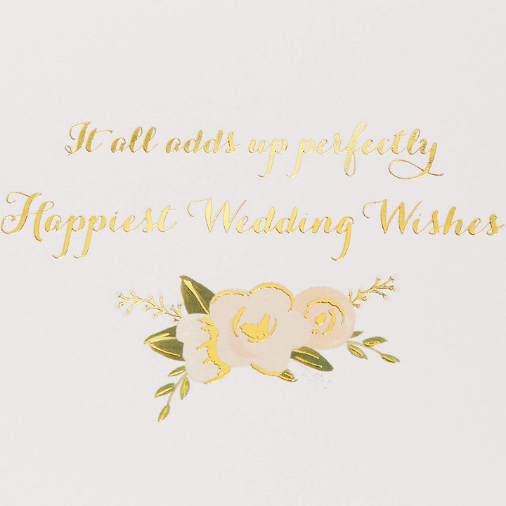 Papyrus Wedding Card (It All Adds Up) Chalkboard