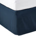 Basics Lightweight Pleated Bed Skirt, Queen, Navy Blue