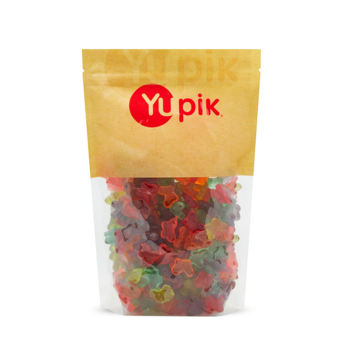 Yupik Mini Butterflies Gummies, 2.2 Lb, Made In The United States, Halloween & Easter Treats, Assorted Mix 2.2 lb (Pack of 1)