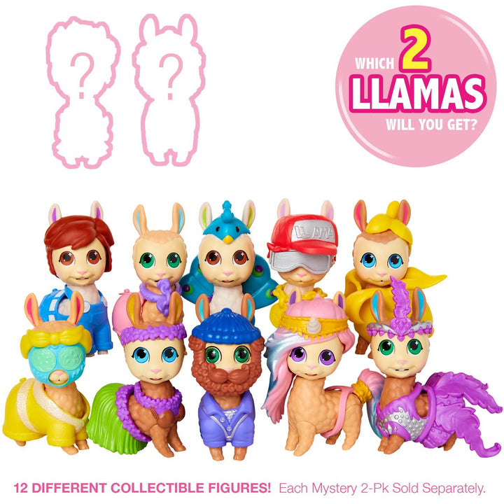 Who's Your Llama Surprise Figures! Series #3 – 10 Different Collectible Figures Available! Includes 2 Mystery Pack for A Total of 2 Toy Llama Figurines [ Exclusive 2 Pack]