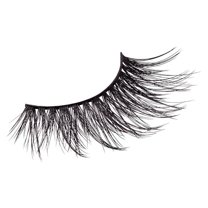 KISS Lash Couture Triple Push-up False Eyelashes, 'Halloween 02', Includes, Contact Lens Friendly, Easy to Apply, Reusable Strip Lashes 1 Pair (Pack of 1) Chemise