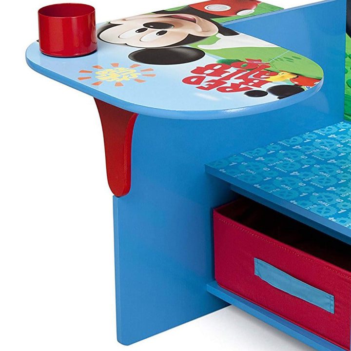 Delta Children Chair Desk with Storage Bin, Disney Minnie Mouse & Chair Desk with Storage Bin, Disney Mickey Mouse Chair Desk + Children Chair Desk