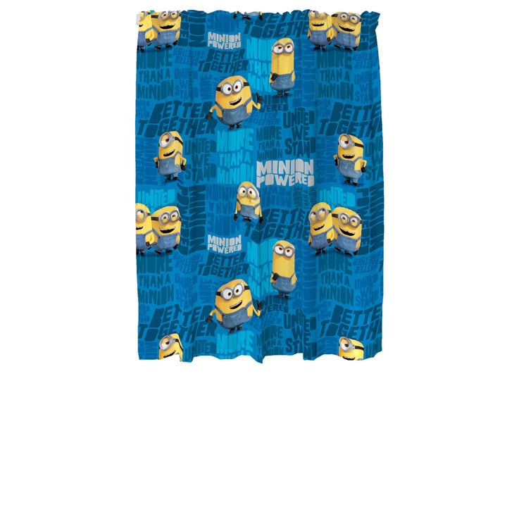 Franco Kids Room Window Curtains Drapes Set, 82 in x 63 in, Despicable Me Minions