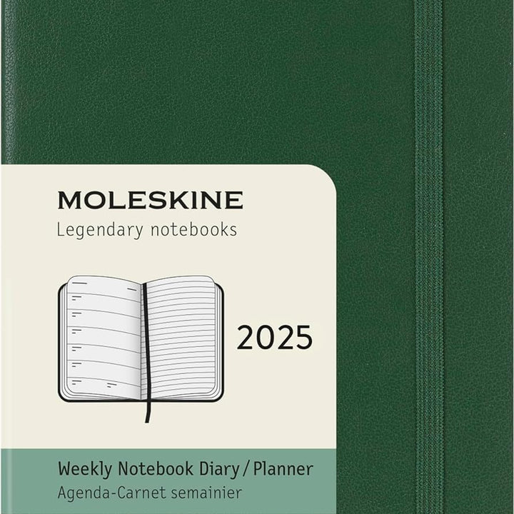 Moleskine Classic 12 Month 2025 Monthly Planner, Soft Cover, XL (7.5" x 9.75"), Black, 128 pages