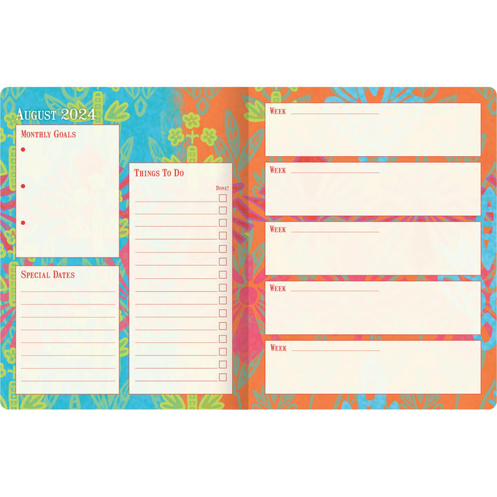 WSBL Bohemian 2025 Monthly Planner (25997050010)