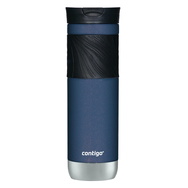 Contigo Byron Vacuum-Insulated Stainless Steel Travel Mug with Leak-Proof Lid, Reusable Coffee Cup or Water Bottle, BPA-Free, Keeps Drinks Hot or Cold for Hours, 24oz, Midnight Berry