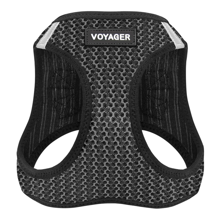 Voyager Step-in Air Dog Harness - All Weather Mesh Step in Vest Harness for Small and Medium Dogs and Cats by Best Pet Supplies - Harness (Gray 2-Tone), S (Chest: 14.5-16") Harness (Gray 2-Tone) S (Chest: 14.5 - 16")