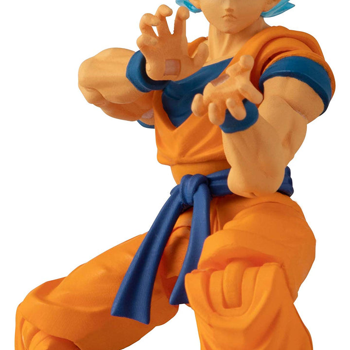 Bandai Namco - Dragon Ball Super - Super Saiyan Blue Goku, Dragon Ball Evolve 5" Action Figure