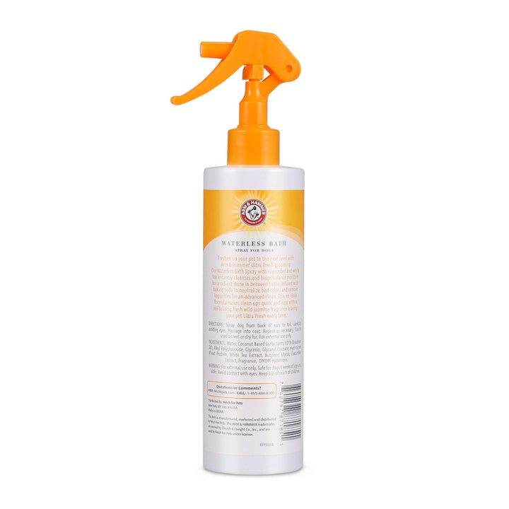 Arm & Hammer for Pets Ultra Fresh Dog Deodorizing Foam, Juniper Mist Scent - No Rinse Waterless Dog Shampoo for Smelly Dogs, Pet Deodorizer, Bathing Supplies, 8 Fl Oz No-Rinse Deodorizing Foam for Dogs 8 Fl Oz (Pack of 1)