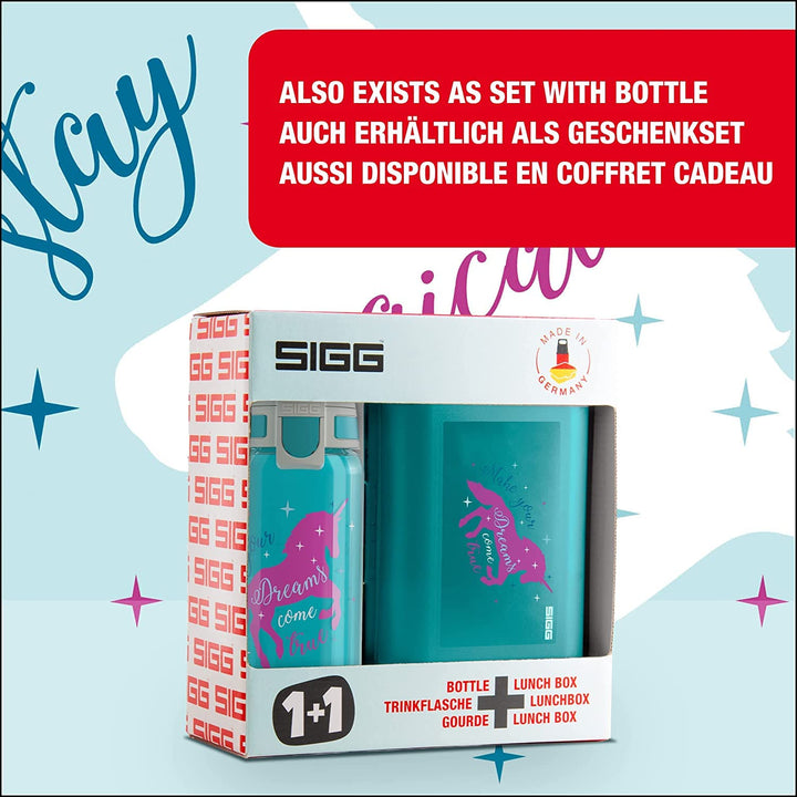 SIGG - Kids Lunch Box VIVA - Made in Germany - Dishwasher Safe - Food Containers for School, Daycare - Gifts Boys, Girls Unicorn