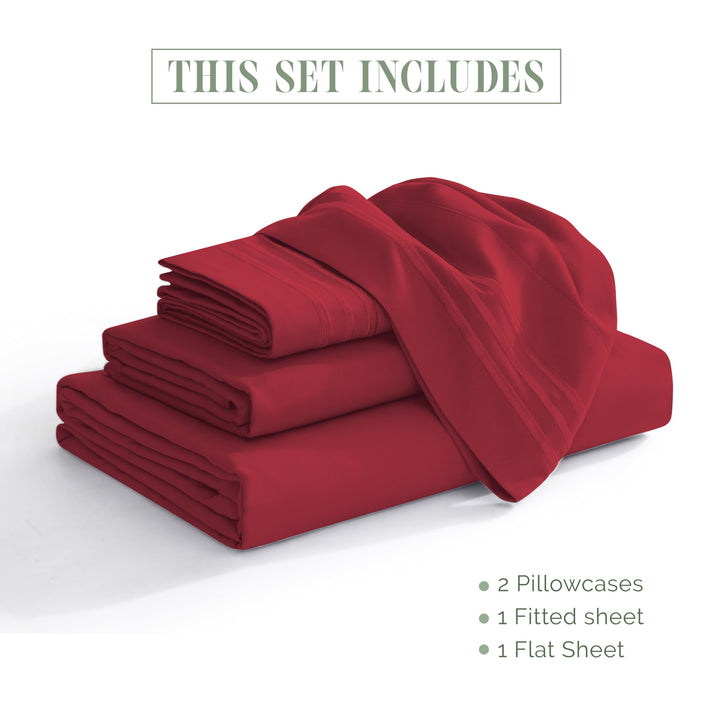 Elegant Comfort Luxury 1500 Premium Hotel Quality Microfiber 4-Piece Sheet Set - Soft, All Around Elastic 18-24 Inches Deep Fitted Sheet - Extra Deep Pocket Sheets, Full, Sage/Green Full - EXTRA DEEP Pocket