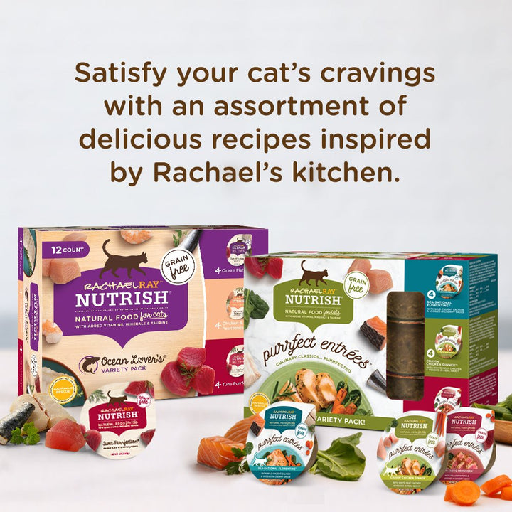 Nutrish Rachael Ray Longevity Premium Natural Dry Cat Food with Added Vitamins, Minerals & Other Nutrients, Chicken with Chickpeas & Salmon Recipe, 14 Pounds 14 Pound (Pack of 1)