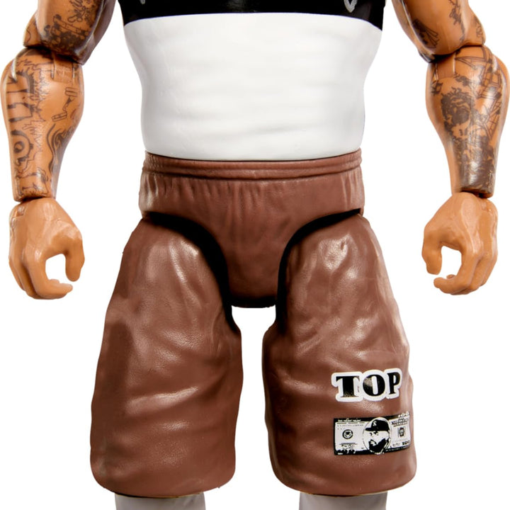 Mattel WWE Action Figure, Series #142 Top Dolla 6-inch Collectible with 10 Articulation Points & Life-Like Look