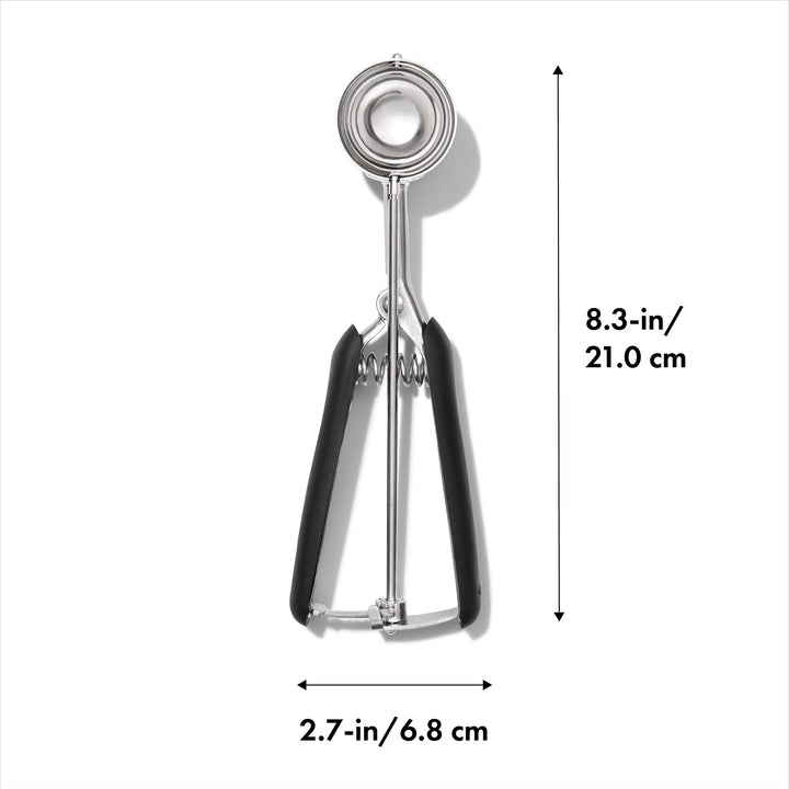 OXO Good Grips Medium Cookie Scoop,Black/Silver