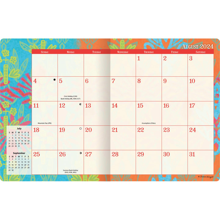 WSBL Bohemian 2025 Monthly Planner (25997050010)