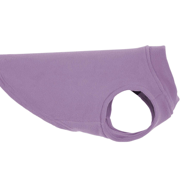 Gooby Stretch Fleece Vest Dog Sweater - Lavender, X-Small - Warm Pullover Fleece Dog Jacket - Winter Dog Clothes for Small Dogs Boy or Girl - Dog Sweaters for Small Dogs to Dog Sweaters for Large Dogs X-Small Length (7")