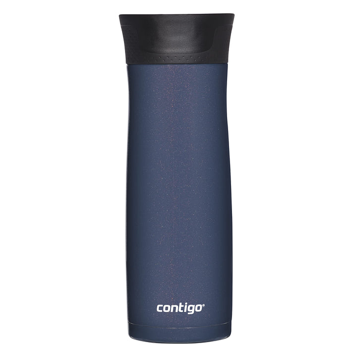 Contigo West Loop Stainless Steel Vacuum-Insulated Travel Mug with Spill-Proof Lid, Keeps Drinks Hot up to 5 Hours and Cold up to 12 Hours, 20oz Midnight Berry,1.3 Pounds