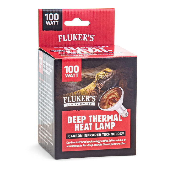 Fluker's Deep Thermal Heat Lamp for Reptiles with Carbon Infrared Technology - 75 Watt 75 Watts