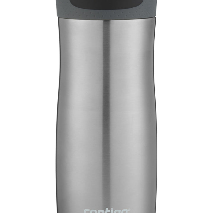 Contigo West Loop Stainless Steel Vacuum-Insulated Travel Mug with Spill-Proof Lid, Keeps Drinks Hot up to 5 Hours and Cold up to 12 Hours, 16oz 2-Pack, Grapevine & Steel Grapevine & Stainless Steel