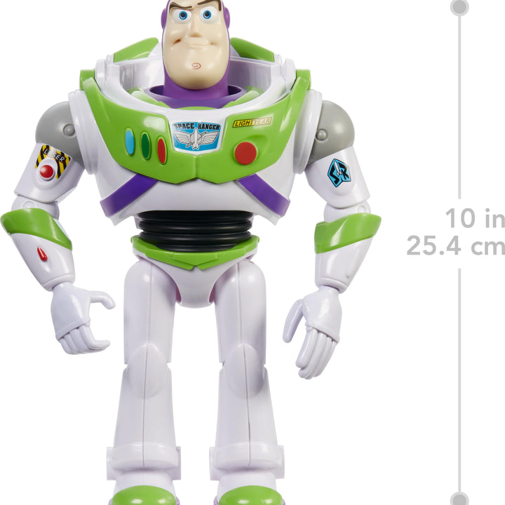 Mattel Disney and Pixar Toy Story Buzz Lightyear Large Action Figure, Posable with Authentic Detail, Toy Collectible, 12 inch Scale