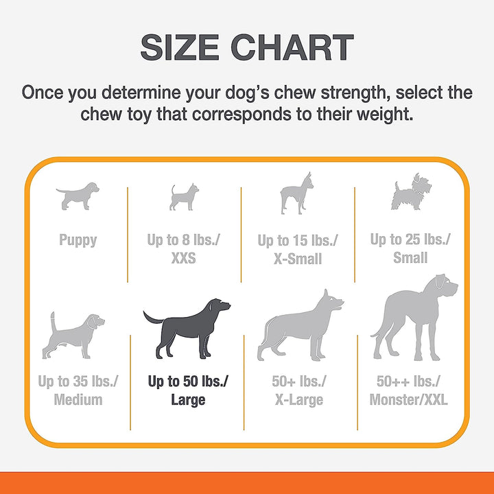 Nylabone PRO Action Dental Power Chew Durable Dog Toy Large - Up to 50 lbs. Large up to 50 lbs.