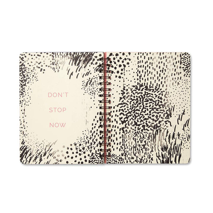 Compendium Spiral Notebook - Good Things Start Here — A Designer Spiral Notebook with 192 Lined Pages, College Ruled, 7.5”W x 9.25”H