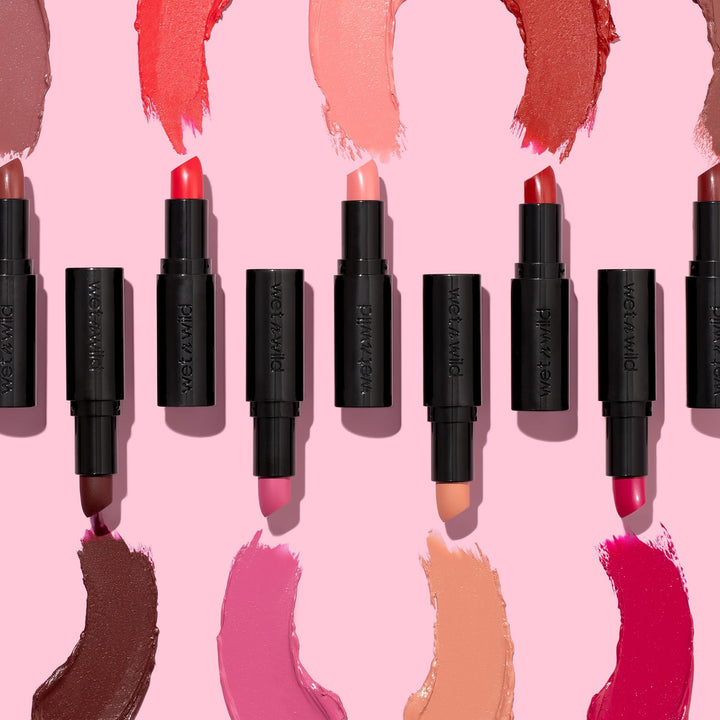 wet n wild Mega Last Matte Lip Color, Semi Matte Hyaluronic Acid Infused, Long Lasting Full Coverage for a Nourishing Pout, Cruelty-Free & Vegan - Wine Room