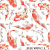 2020 Weekly & Monthly Planner: Koi Fish & Cherry Blossoms Calendar & Journal