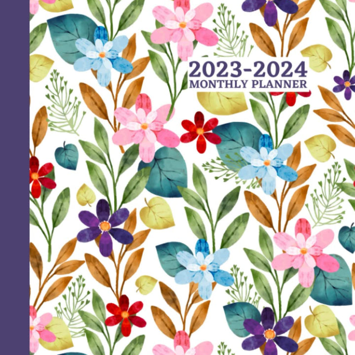 2023-2024 Monthly Planner: Large 8.5”x11” 2 Year Monthly Planner/Calendar Jan.2023 to Dec.2024, With Monthly To Do List and Note Pages, Floral Cover.