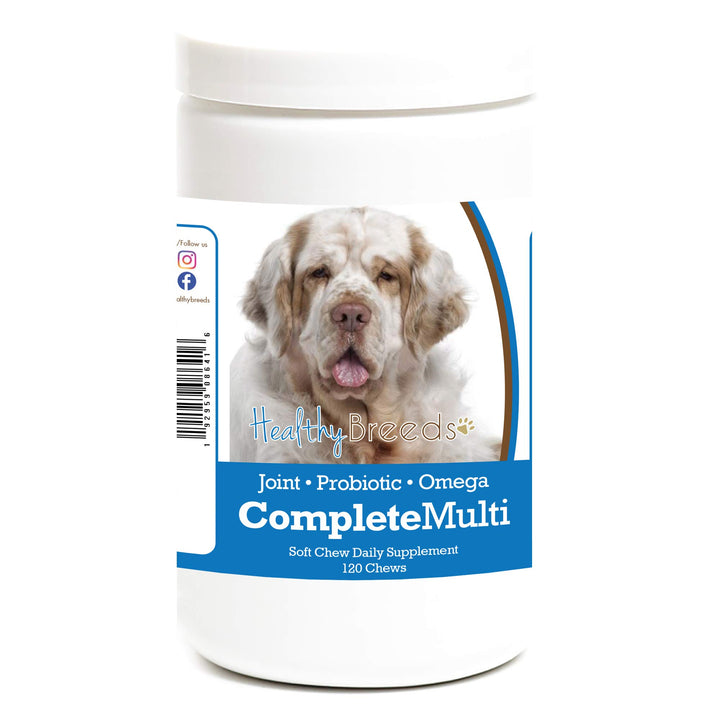 Healthy Breeds Clumber Spaniel All in One Multivitamin Soft Chew 120 Count